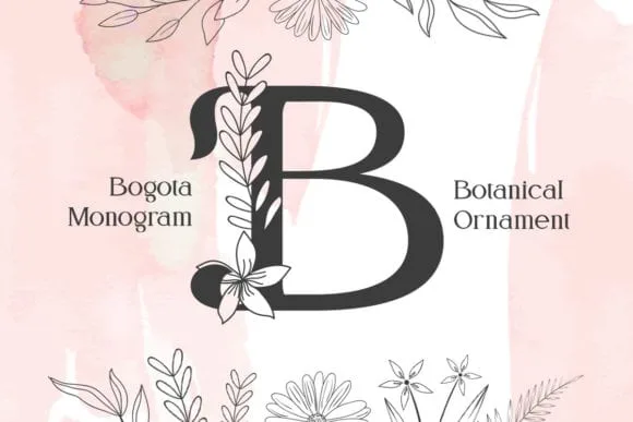 Bogota Monogram Font