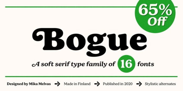 Bogue Font Family
