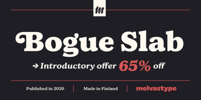 Bogue Slab Font Family