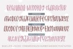 Bohemian Wedding Font