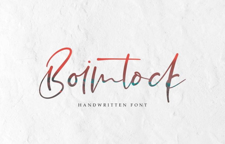 Boimtock Font Free Download