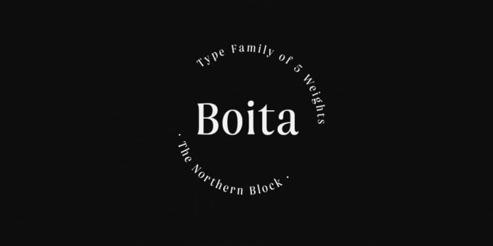 Boita font Cyrillic