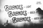 Bolandes - Vintage Monoline Font