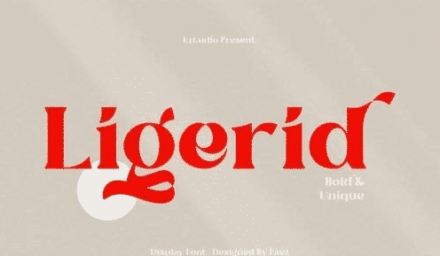 Bold And Unique Font - Ligerid Bold And Unique Font - Ligerid