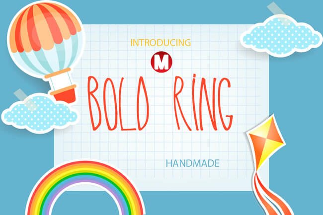 Bold Ring Font