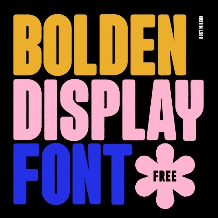 Bolden Display Font