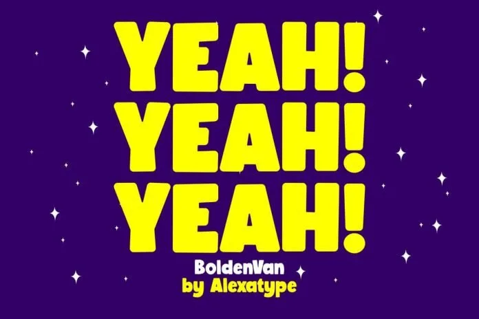 BoldenVan - Chubby Children Font