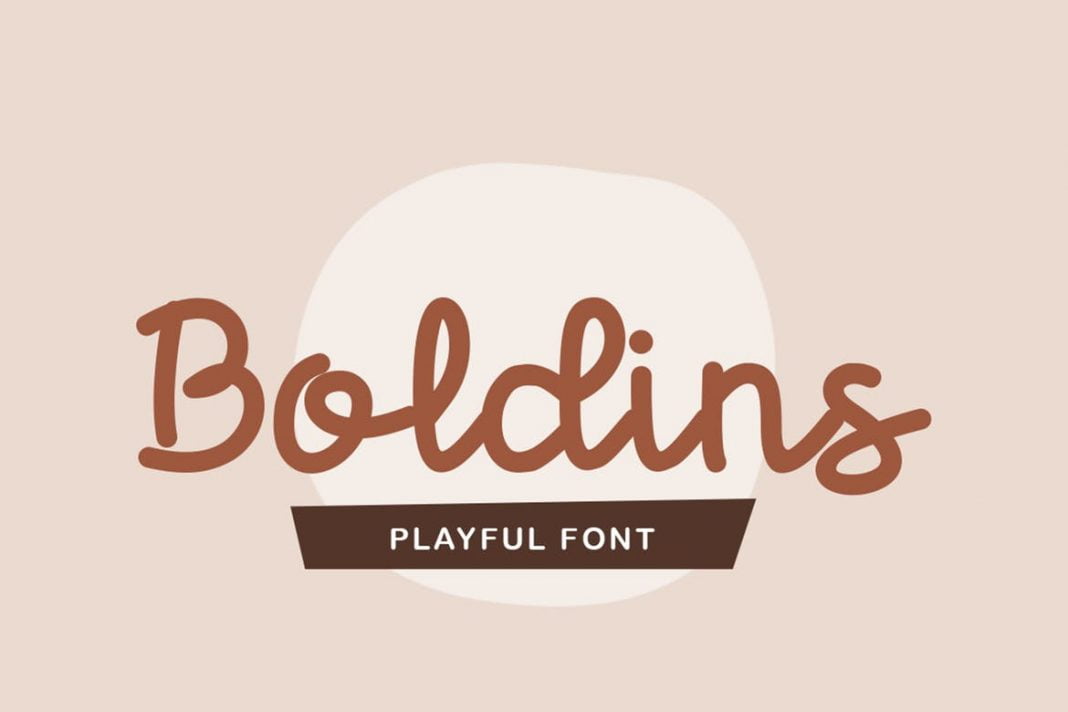 Boldins - Monoscript Font