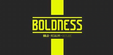 Boldness Modern Typography Font [2-Weights]