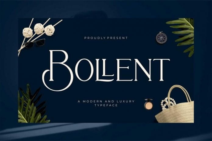 Bollent - Modern And Luxury Typeface