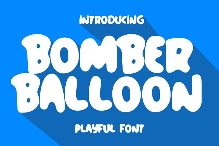 Bomber Balloon Font