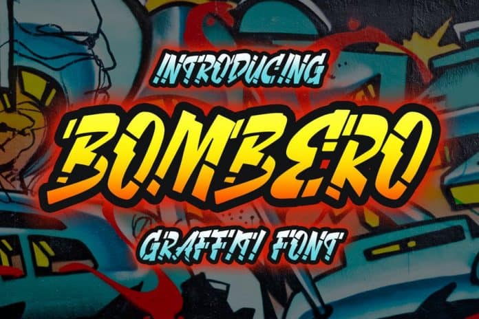 Bombero - Graffiti Font