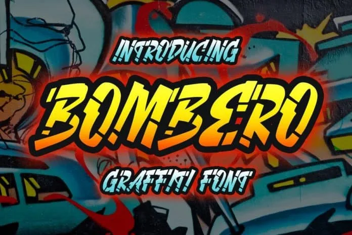 Bombero - Graffiti Font