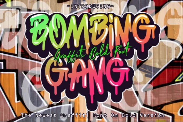 Bombing Gang - Graffiti Bold Font
