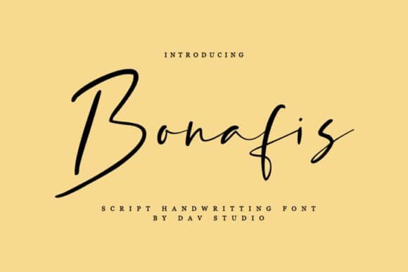Bonafis Font