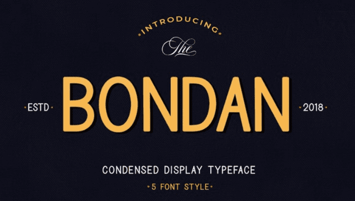 Bondan Font Family