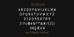 Bondan Typeface Font