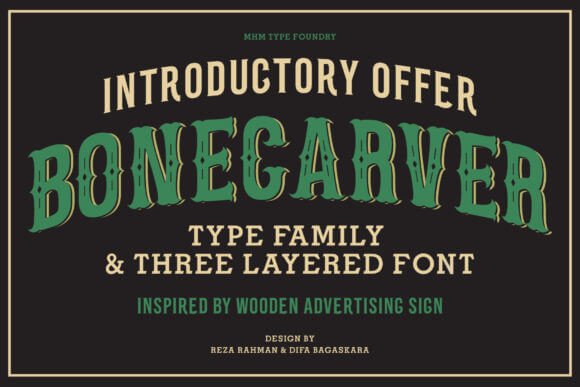 Bone Carver Font