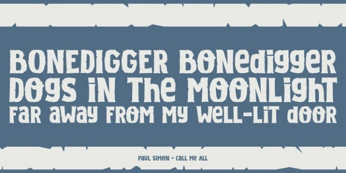 Bonedigger Font