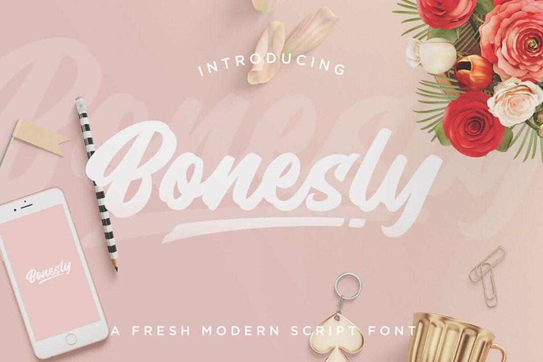 Bonesly Script Font