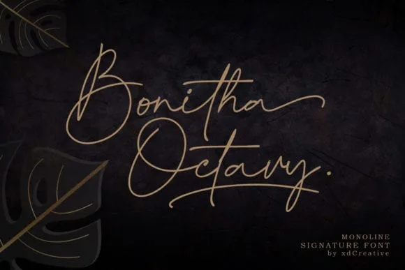 Bonitha Octavy Font