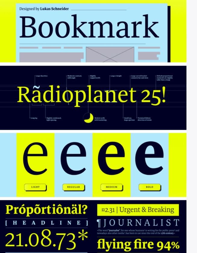 Bookmark family Font