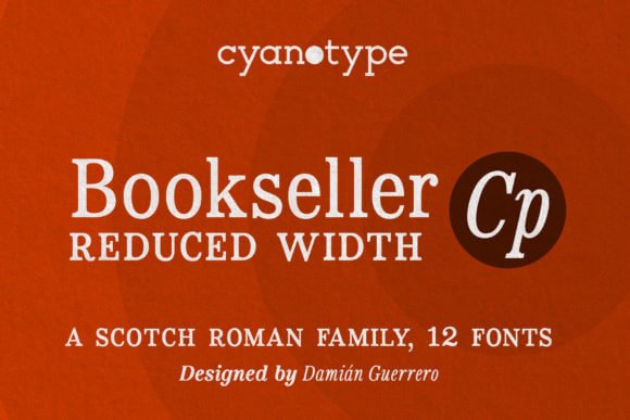 Bookseller Cp Reduced Font