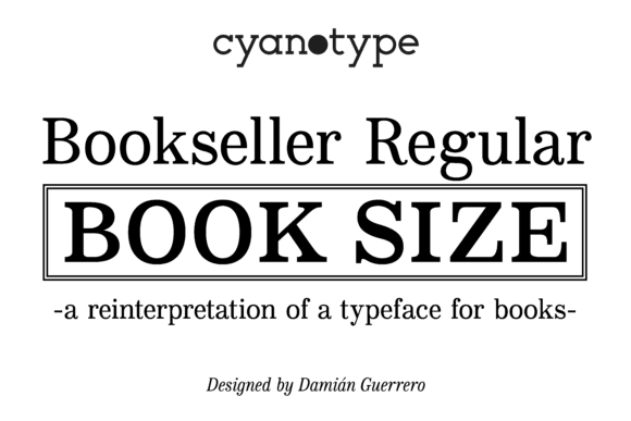Bookseller Regular Font