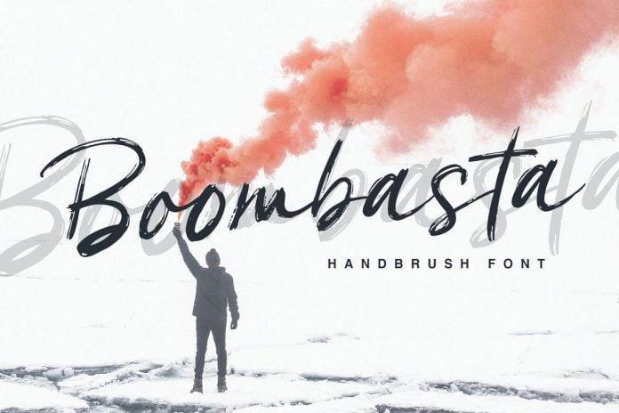 Boombasta - Handbrush Font