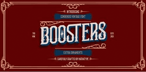 Boosters Font