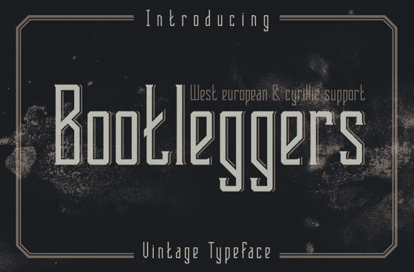 Bootleggers Font
