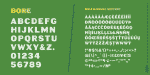 Bore - Bold Industrial Font - All Caps Display Sans Serif Font