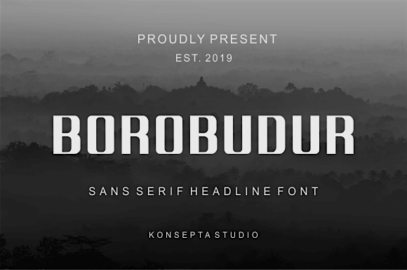 Borobudur Font