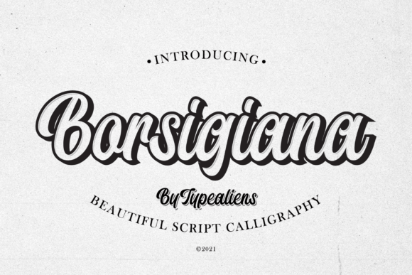 Borsigiana Font