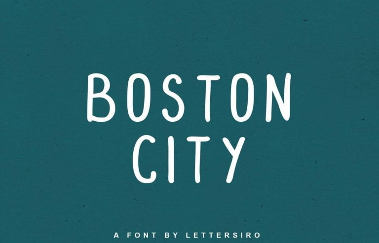 Boston City Font Free Download
