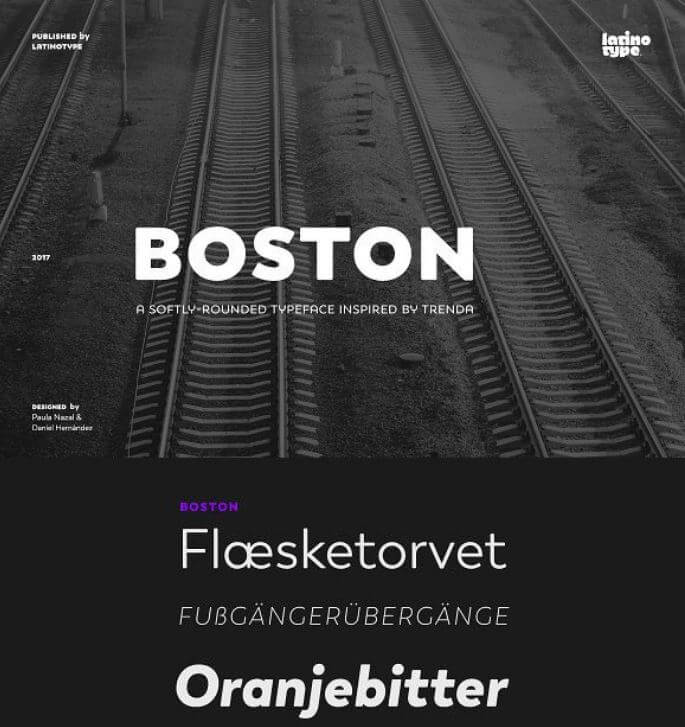 Boston Latinotype family Font