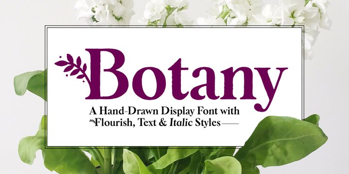 Botany Font Family