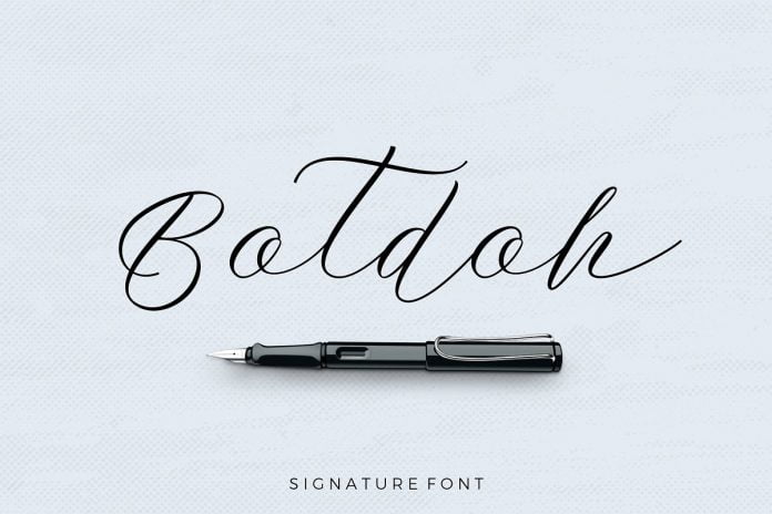 Botdoh Script Font