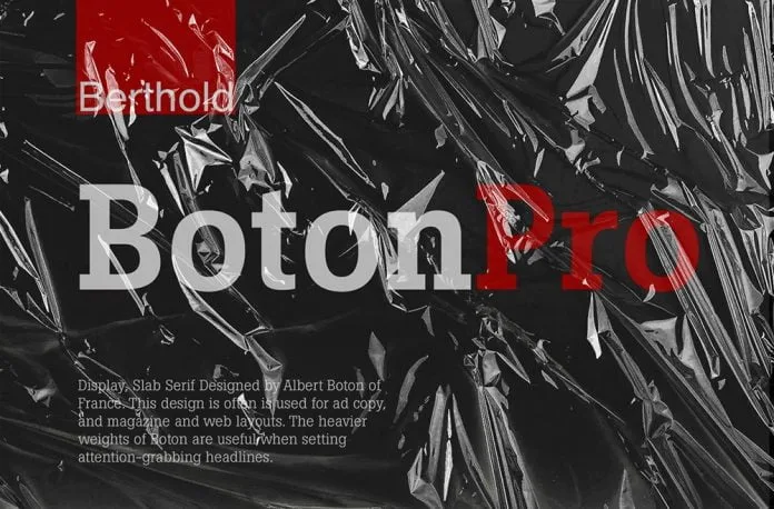 Boton Pro Font