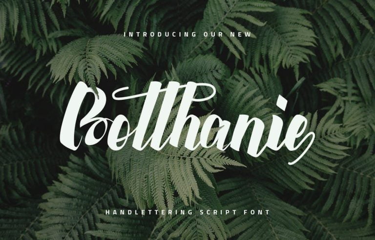Botthanie Font Free Download