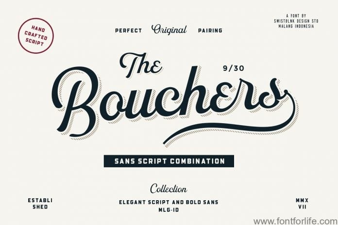 Bouchers Sans Script Font