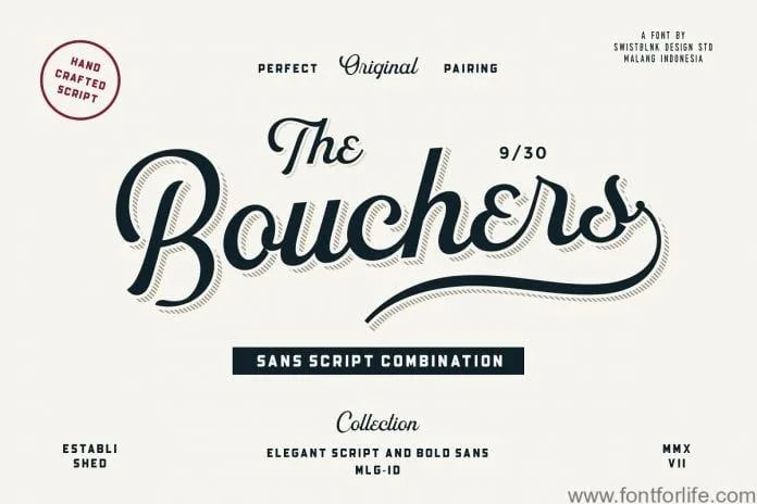 Bouchers Sans Script Font