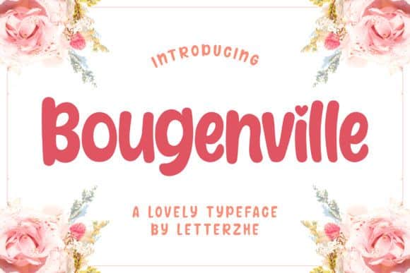 Bougenville Script Font