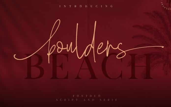 Boulders Beach Font