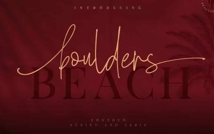 Boulders Beach Font