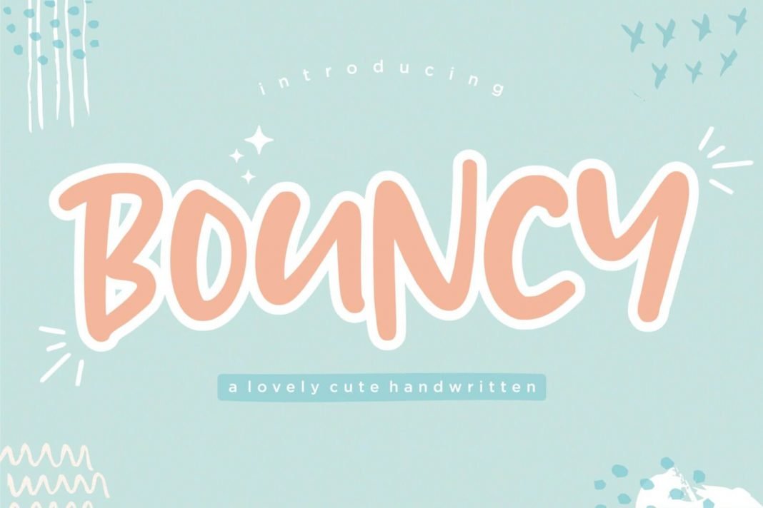 Bouncy Font