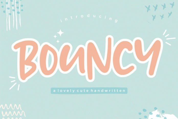 Bouncy Font
