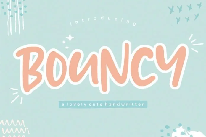 Bouncy Font