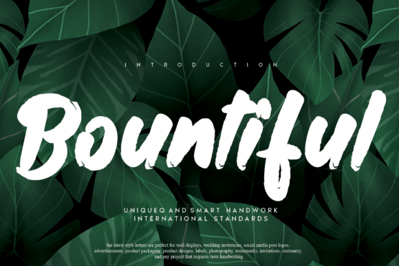 Bountiful Font