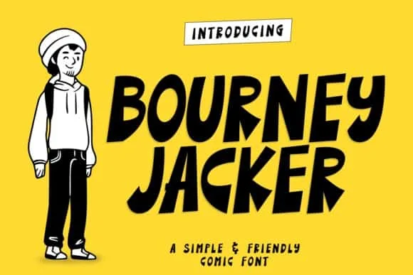 Bourney Jacker Font